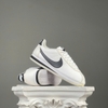 SZ38  Nike Classic Cortez Leather 'White Black'  807471-101 124610