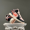 SZ38 Nike Air Jordan 1 Mid 'Black Pink Crimson' 554725-604 065669