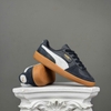 SZ38 Puma Palermo Leather Black Feather Grey Gum 396464-03 066873
