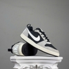 SZ41 Nike Court Borough Low Premium 'Black Grey Sail' 844881-005 124221