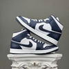 SZ42 NIKE Air Jordan 1 Mid White Metallic Gold Obsidian 554724-174 026519