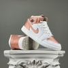 SZ36 NIKE Air Jordan 1 Mid 'White Rose Gold' 555112-190 115821