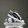 SZ40 PUMA Capri Raw Cut Board Shoes Black/White 381586-02 026897