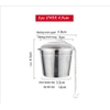 Lọc trà inox 304 hình trụ, có dây treo, không gỉ, nhiều kích thước - HVL