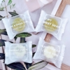 Túi đựng bánh họa tiết Sweet lãng mạn, chữ tiếng anh trắng 4in1 - 100 túi/sp
