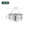 Giỏ lọc rác inox có tai xách