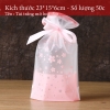 Túi đựng bánh kẹo có Dây Nơ, nhiều họa tiết, bao bì đựng bánh buộc dây 50 túi/sp - VUA BAO BÌ