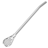 Ống hút kiêm thìa lọc dùng trong uống cà phê, trà sữa, các loại thức uống, chất liệu inox 304 cao cấp - HVL TEA