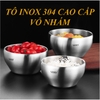 Bát inox nhám cách nhiệt, cứng, bền, tiện dụng, tô inox cách nhiệt, HVL TEA