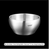 Bát inox nhám cách nhiệt, cứng, bền, tiện dụng, tô inox cách nhiệt, HVL TEA