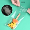 Bao bì đựng kẹo,200 Túi Bao Bì/ Túi OPP Mờ, Hàn Miệng