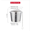 Lọc trà inox 304 hình trụ, có dây treo, không gỉ, nhiều kích thước - HVL