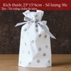 Túi đựng bánh kẹo có Dây Nơ, nhiều họa tiết, bao bì đựng bánh buộc dây 50 túi/sp - VUA BAO BÌ