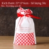 Túi đựng bánh kẹo có Dây Nơ, nhiều họa tiết, bao bì đựng bánh buộc dây 50 túi/sp - VUA BAO BÌ