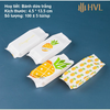 100 Túi đựng bánh dứa, khay bánh dứa, túi đựng bánh kẹo hàn miệng túi - VUA BAO BÌ