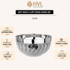 Bát inox 2 lớp vòng xoắn 201