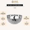 Bát inox 2 lớp vòng xoắn 201