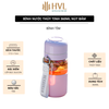 Bình nước thủy tinh 360 ML nút bấm
