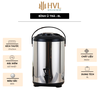 Thùng giữ nhiệt inox ủ trà sữa 3 lớp giữ nóng lạnh 8L-10L-12L - HVL TEA