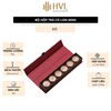 Bộ 6 hộp mini đựng trà, nến, hạt bằng thiếc - HVL TEA
