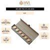 Bộ 6 hộp mini đựng trà, nến, hạt bằng thiếc - HVL TEA