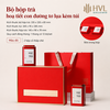 Bộ hộp trà hoạ tiết con đường tơ lụa kèm túi