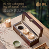 Bộ Hộp Trà Lon Mini HT100 Họa Tiết Vân Gỗ - HVL