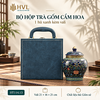 Bộ Hộp Trà Gốm Sứ Vali Cao Cấp Nhiều Mẫu – HT114