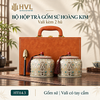 Bộ Hộp Trà Gốm Sứ Vali Cao Cấp Nhiều Mẫu – HT114