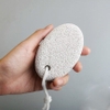 Đá bọt biển chà gót chân tẩy tế bào chết, hình bầu dục, chà gót chân - HVL TEA