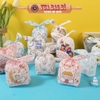 Túi đựng bánh kẹo tai thỏ có nhiều họa tiết dễ thương 14*23*3 - KING OF OPP