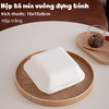 Hộp bã mía Bento Tiramisu vuông đựng bánh