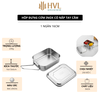 Hộp đựng cơm inox có nắp tay cầm