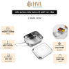 Hộp đựng cơm inox có nắp tay cầm