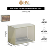 Hộp Đựng Túi Trà Nhựa PET Trong Suốt HT103 - Cao Cấp & Kháng Khuẩn