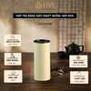 Hộp đựng trà, các loại hạt, đồ khô bằng giấy kraft nắp đen - HVL TEA