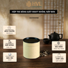 Hộp đựng trà, các loại hạt, đồ khô bằng giấy kraft nắp đen - HVL TEA