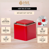 [Mã SGBAU30 ] Hộp trà thiếc vuông cổ thấp - HVL TEA