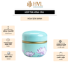 Hộp thiếc đựng trà, quà bánh kẹo, hình cầu, phong cách nhật bản họa tiết đa sắc - HVL TEA