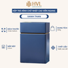 Hộp đựng trà thiếc hình chữ nhật cao viền ngang mẫu mới - HVL TEA