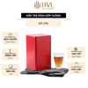 Hộp thiếc đựng trà hình hộp vuông, nhiều màu - HVL TEA