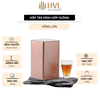 Hộp thiếc đựng trà hình hộp vuông, nhiều màu - HVL TEA