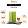 Hộp thiếc đựng trà hình hộp vuông, nhiều màu - HVL TEA