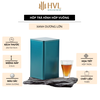 Hộp thiếc đựng trà hình hộp vuông, nhiều màu - HVL TEA