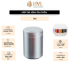 Hộp đựng trà thiếc hình trụ tròn - HVL TEA
