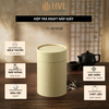 Hộp đựng trà, lọ đựng hạt kho, thảo dược, chất liệu kraft nhôm nắp giấy - HVL TEA