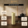 Hộp đựng trà, lọ đựng hạt kho, thảo dược, chất liệu kraft nhôm nắp giấy - HVL TEA