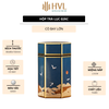 Hộp đựng trà lục giác, bằng thép cao cấp - HVL TEA