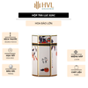 Hộp đựng trà lục giác, bằng thép cao cấp - HVL TEA