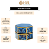 Hộp đựng trà lục giác, bằng thép cao cấp - HVL TEA